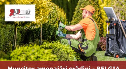 Muncitori amenajari gradini - Belgia