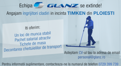 Angajam ingrijitori cladiri in Ploiesti