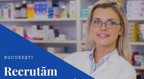 Pozitii Vacante pentru Farmacisti in Bucuresti