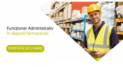 Funcționar Administrativ depozit farmaceutic