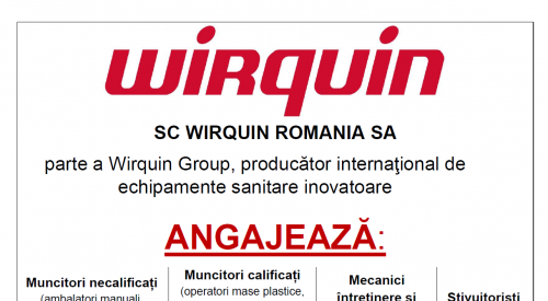 Fabrica produse sanitare angajeaza