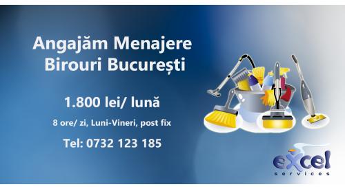 Menajere - Curățenie Birouri