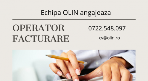 OLIN angajeaza OPERATOR FACTURARE