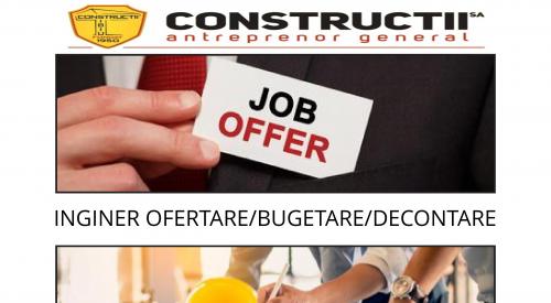 INGINER OFERTARE/DECONTARE