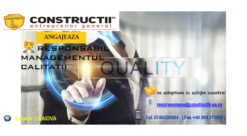 RESPONSABIL MANAGEMENTUL CALITATII