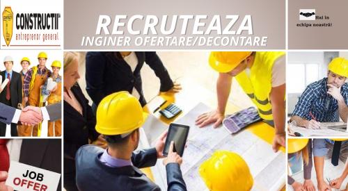 INGINER OFERTARE/DECONTARE