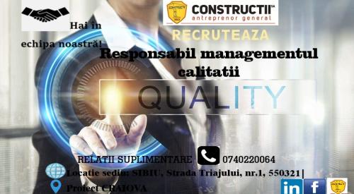 RESPONSABIL MANAGEMENTUL CALITATII