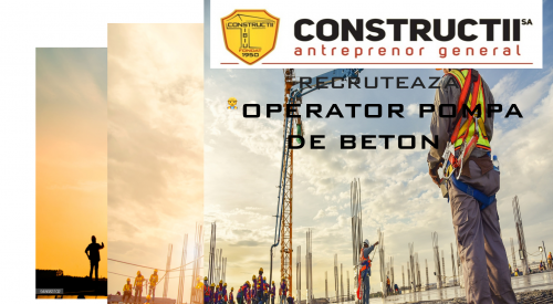 OERATOR POMPA BETON