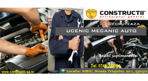 Mecanic auto/ucenic mecanic auto