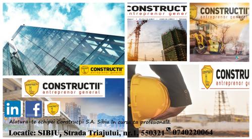 Inginer constructor, ofertare/decontare; contabil sef...