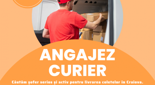 Angajez curier in Craiova